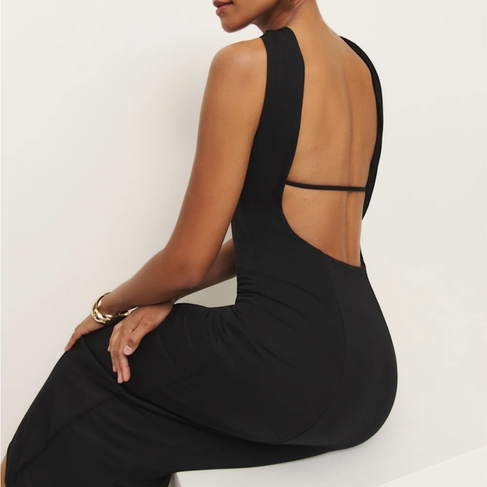 Reformation Royal Knit Dress Black - Size S